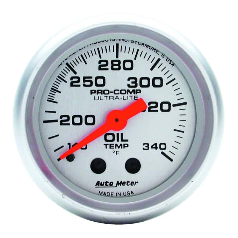 AutoMeter — AutoMeter Gauge Oil Tank Temp 2-1/16in. 140-340 Deg. F Mechanical Ultra-Lite
2" OIL TANK TEMP, 14 - view 1
