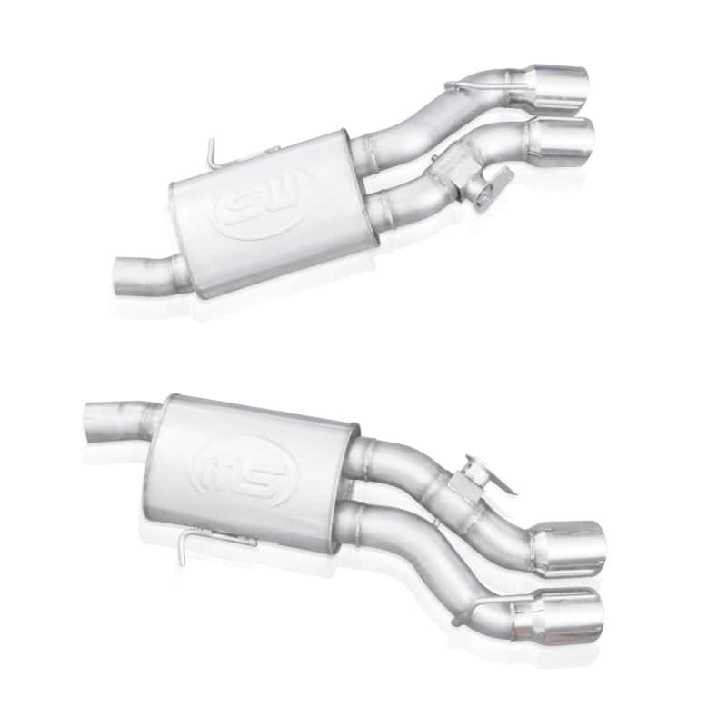 Stainless Works — Stainless Works 2016-18 Cadillac CTS-V Sedan Axle Back System Dual-Mode Turbo Mufflers 4in Tips
Exhaust System - view 12