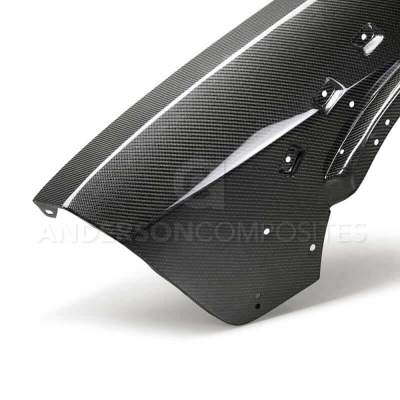 Anderson Composites — Anderson Composites 2018 Dodge Demon Carbon Fiber Front Fenders (Pair) - view 6