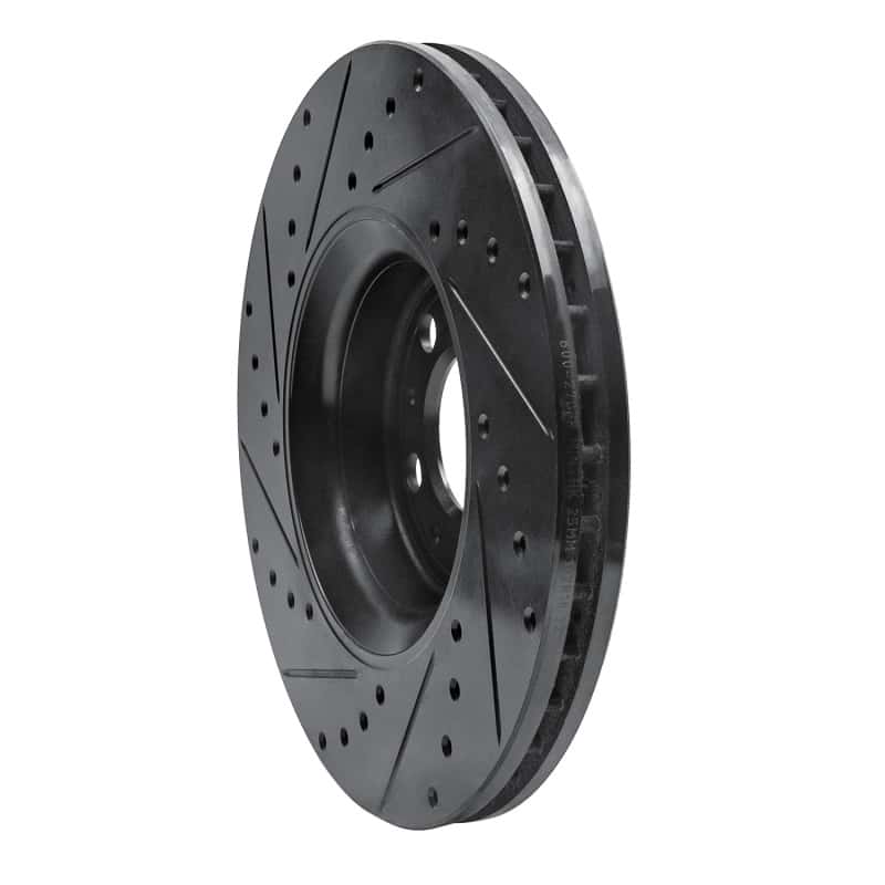 R1 Concepts — R1 03-09 Volvo XC90 Front Right Drilled & Slotted Black Brake Rotor
R1 Brake Rotor Drill - view 4