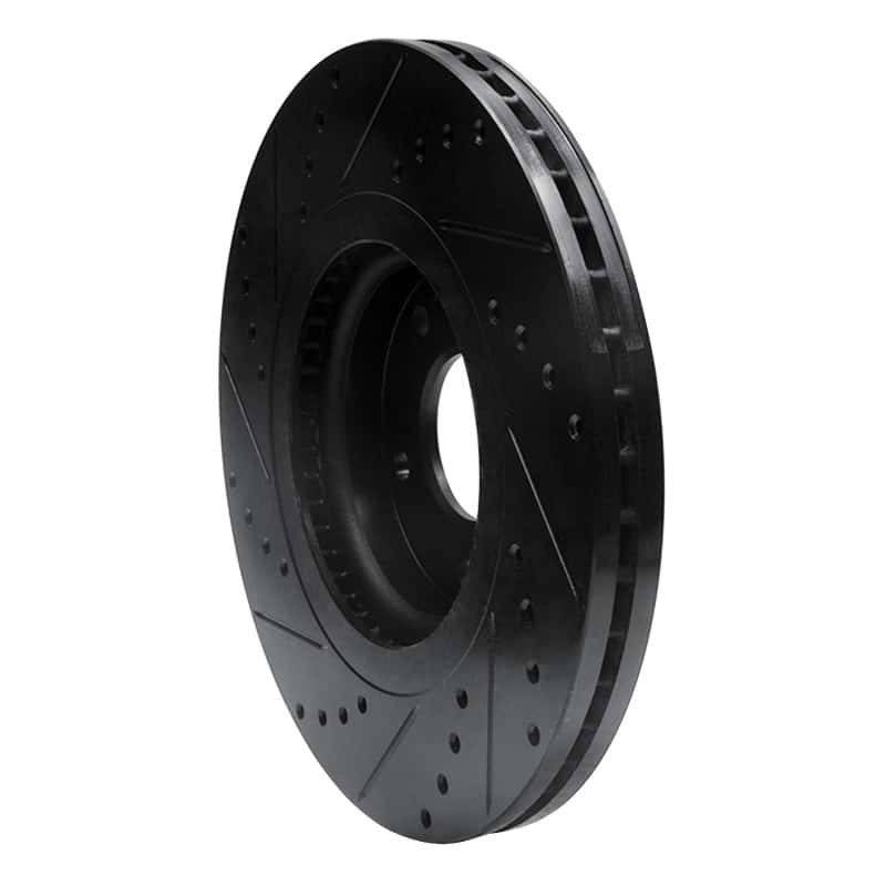R1 Concepts — R1 15-21 Kia Sedona Front Right Drilled & Slotted Black Brake Rotor
R1 Brake Rotor Drill - view 4