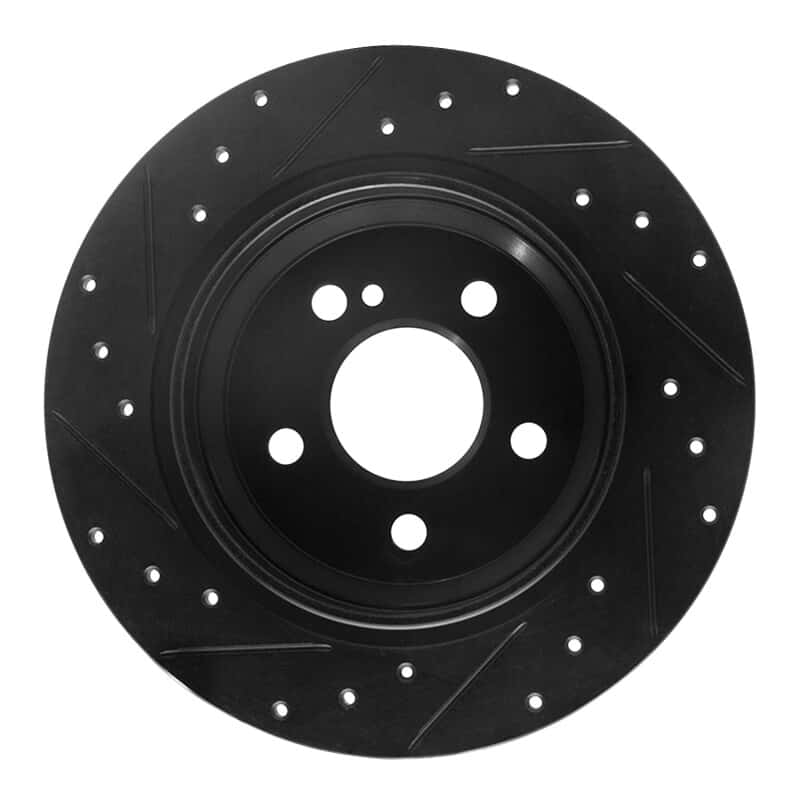 R1 Concepts — R1 07-13 Mercedes-Benz S550 Rear Right Drilled & Slotted Black Brake Rotor
R1 Brake Rotor Drill - view 5