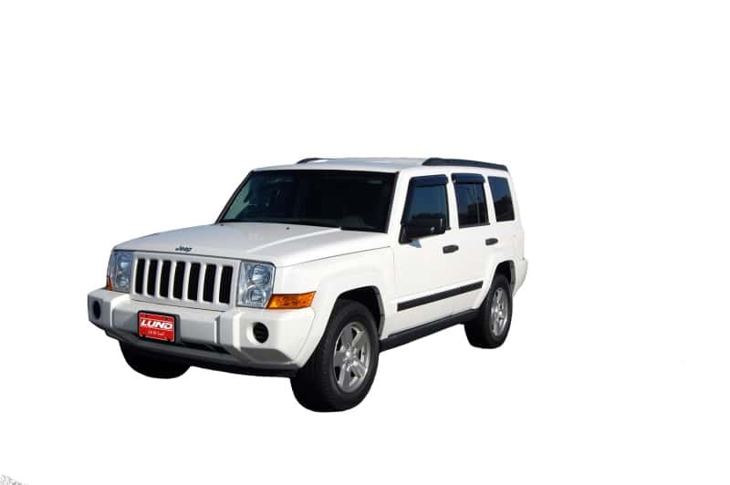 AVS — AVS 06-10 Jeep Commander Ventvisor Outside Mount Window Deflectors 4pc - Smoke
Side Window Vent
VENTVISOR 4PC - view 3