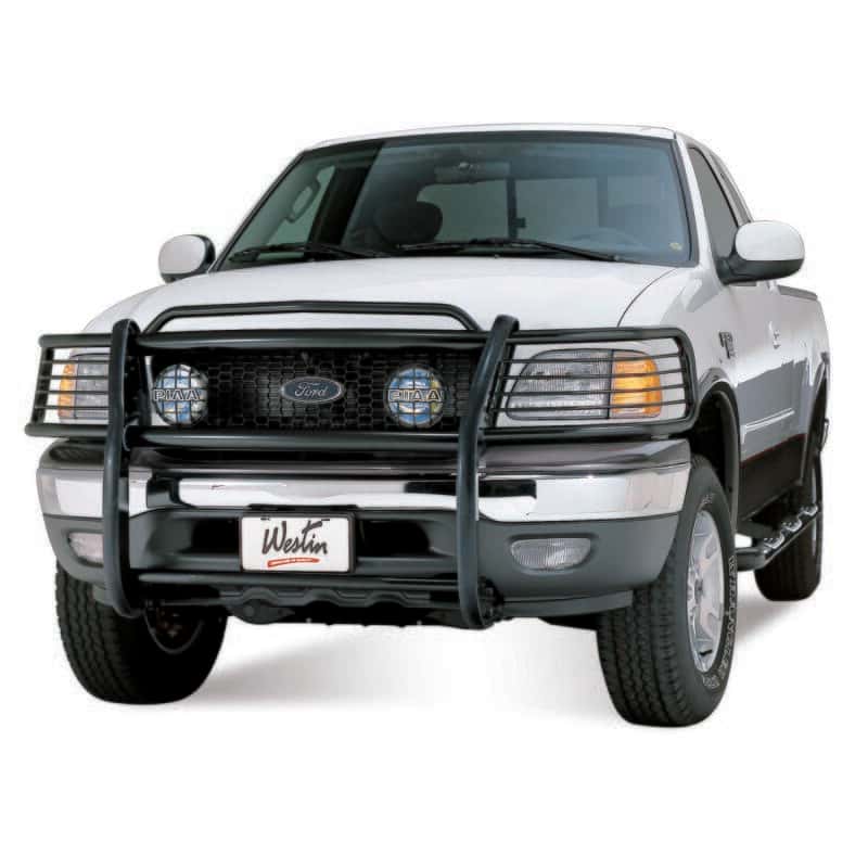 Westin — Westin 1997-2004 Ford F-150/250LD 4WD (Heritage Edition) Sportsman Grille Guard - Black
Grille Guard - view 7