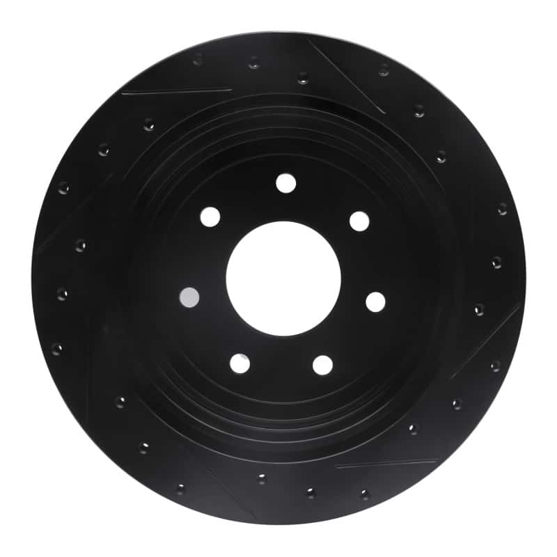 R1 Concepts — R1 04-11 Ford F-150 RWD Rear Left Drilled & Slotted Black Brake Rotor
R1 Brake Rotor Drill - view 5