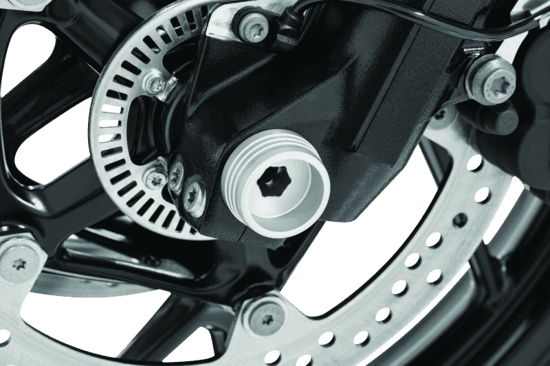 Kuryakyn — Kuryakyn Lodestar Front Axle Slider Silver - view 2