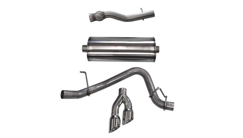 CORSA Performance — Corsa 2015-2020 GMC Yukon Denali XL 6.2L V8 3in Cat-Back Single Side Exit Twin 4in Polished Tips
Exhaust - view 3