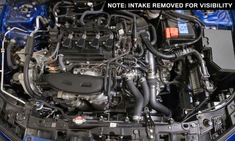 K&N Engineering — K&N 22-24 Honda Civic 1.5L L4 Aluminum Charge Pipe Kit - Gunmetal Gray - view 4