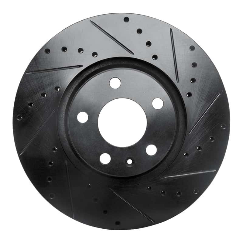 R1 Concepts — R1 05-11 Audi A6 (USA/Canada) Front Right Drilled & Slotted Black Brake Rotor
R1 Brake Rotor Drill - view 1
