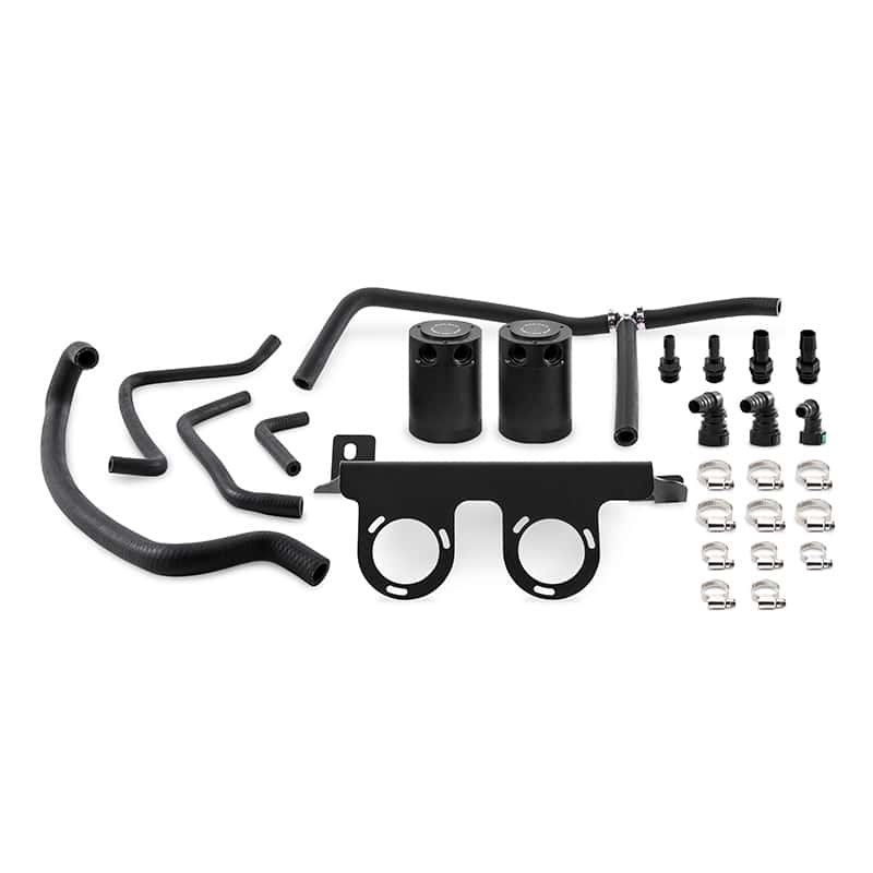 Mishimoto — Mishimoto 2016+ Chevrolet Camaro 2.0T Baffled Oil Catch Can Kit - Black
Oil Catch Can Kit - view 1