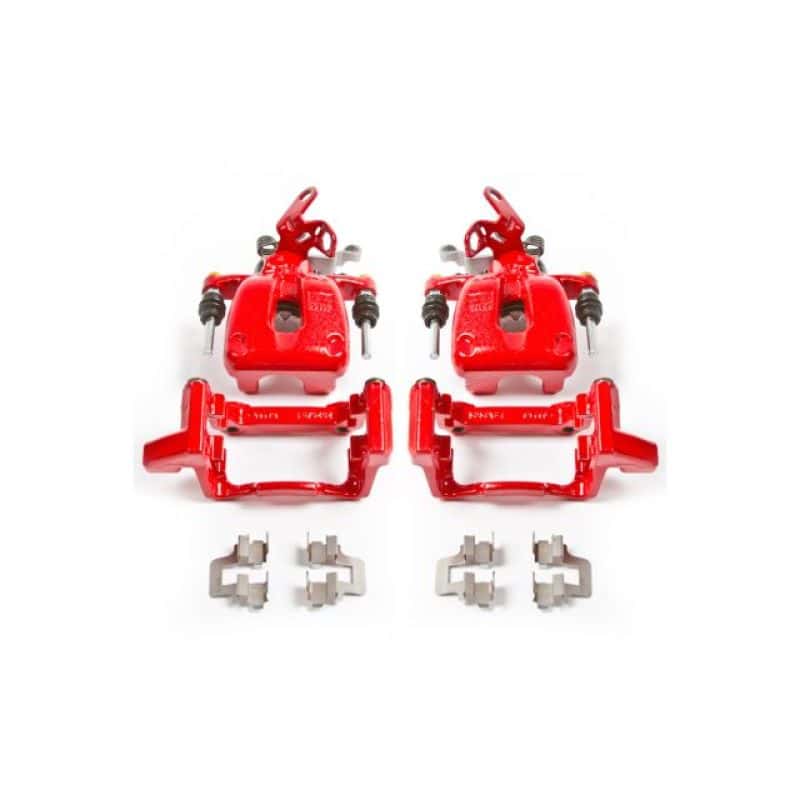 PowerStop — Power Stop 08-09 Audi A3 Rear Red Calipers w/Brackets - Pair
Caliper Set - view 1