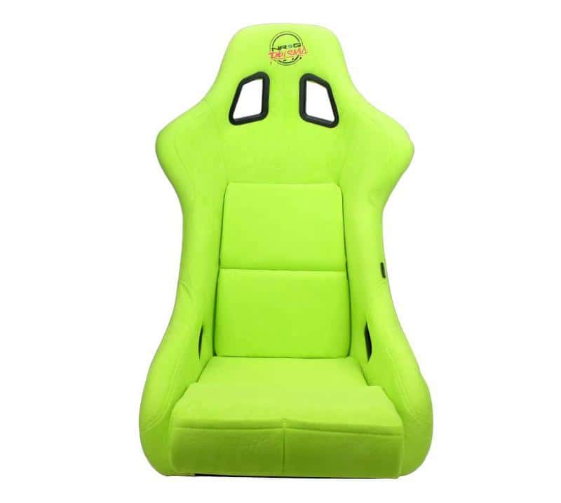 NRG — FRP Bucket Seat PRISMA Edition - Medium (Neon Green/ Pearlized Back) - view 3
