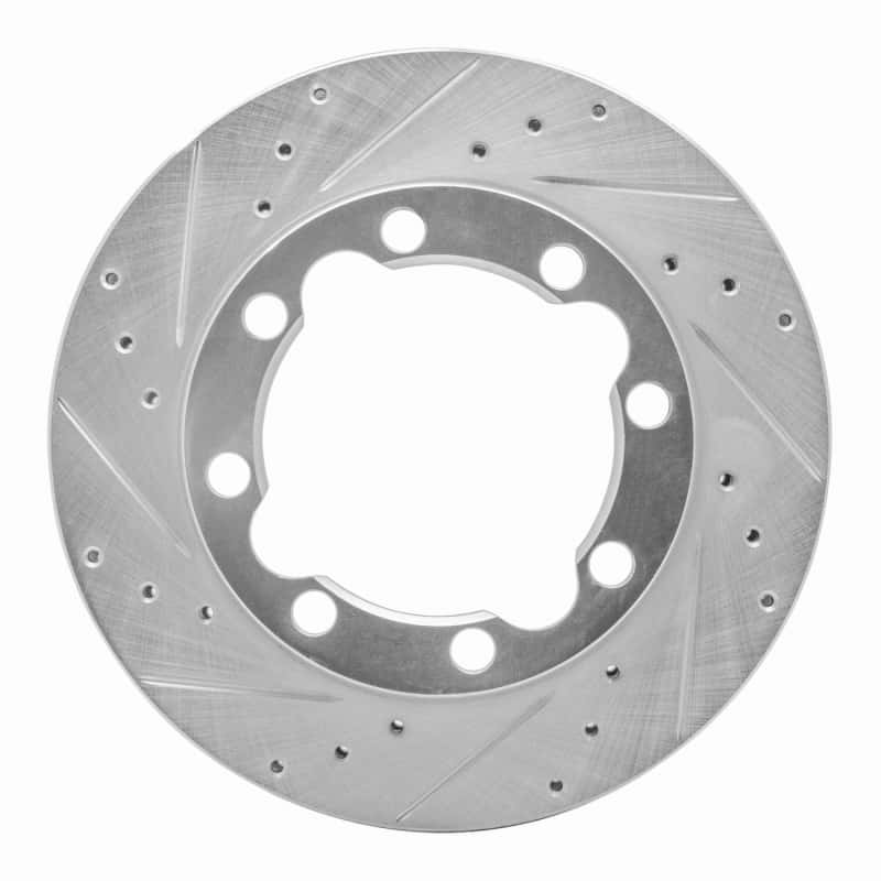 R1 Concepts — R1 88-00 Chevrolet Suburban 1500 Front Left Drilled & Slotted Silver Brake Rotor
R1 Brake Rotor Drill - view 1