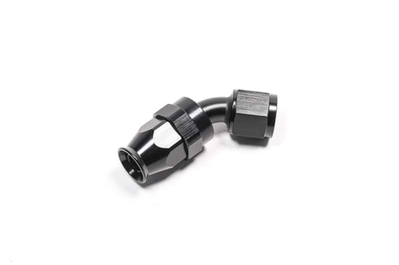 Radium Engineering — Radium Engineering -8AN 45 Degree PTFE Hose End - Black - view 1