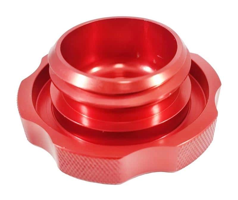 Torque Solution — Torque Solution Billet Oil Cap 89+ Subaru - Red - view 5