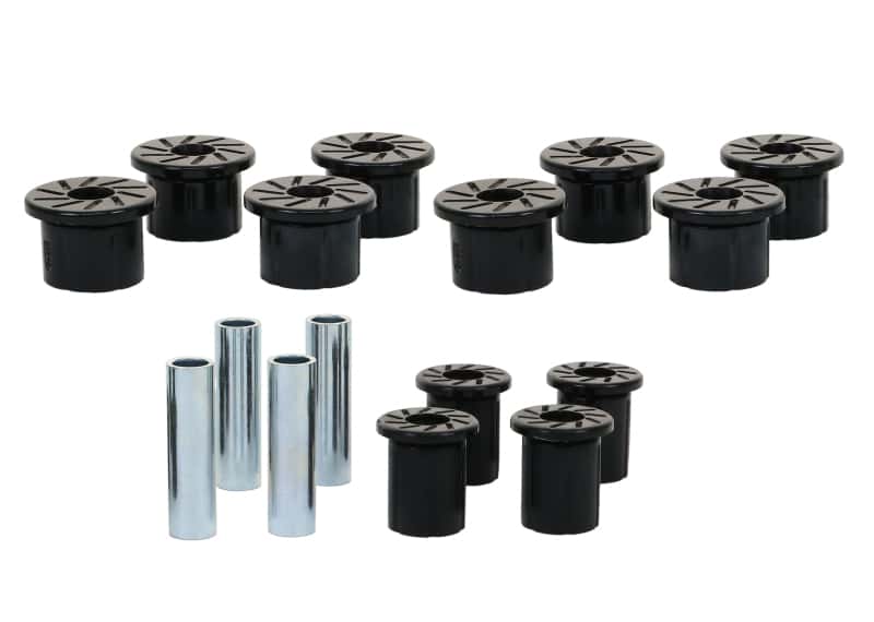 Whiteline — Whiteline 89-95 Toyota Pickup / 01-04 Toyota Tacoma Rear Leaf Spring Shackle Bushing Kit
Leaf Spring Bush - view 2