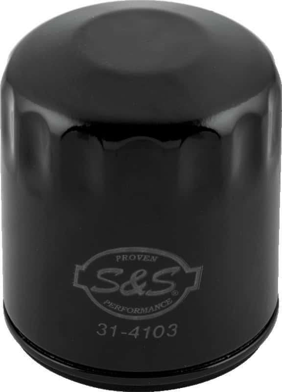 S&S Cycle — S&S Cycle 99-18 BT/2017+ M8/X-Wedge Black Oil Filter - 12 Pack - view 1