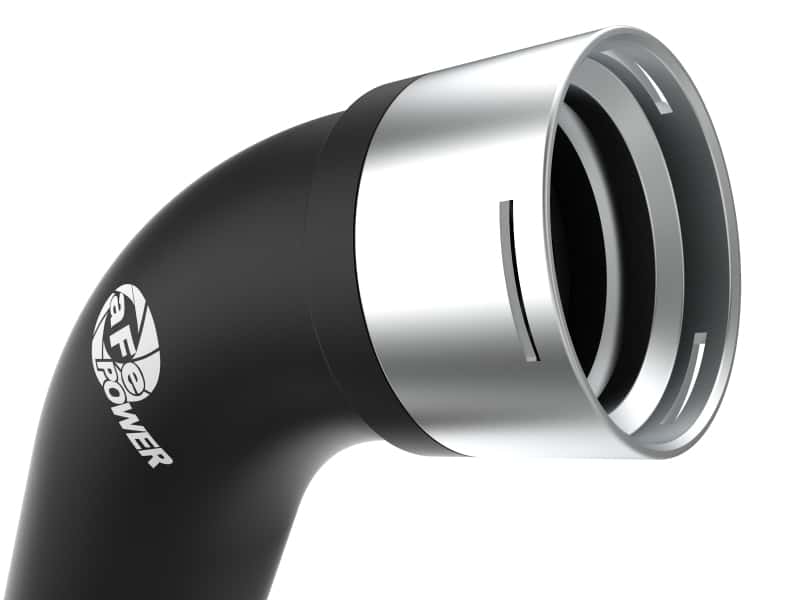 aFe — aFe BladeRunner Black 3in Intercooler Hot & Cold Side Pipe Kit 20-21 Jeep Wrangler V6-3.0L (td)
Charge Pipe Kit - view 4