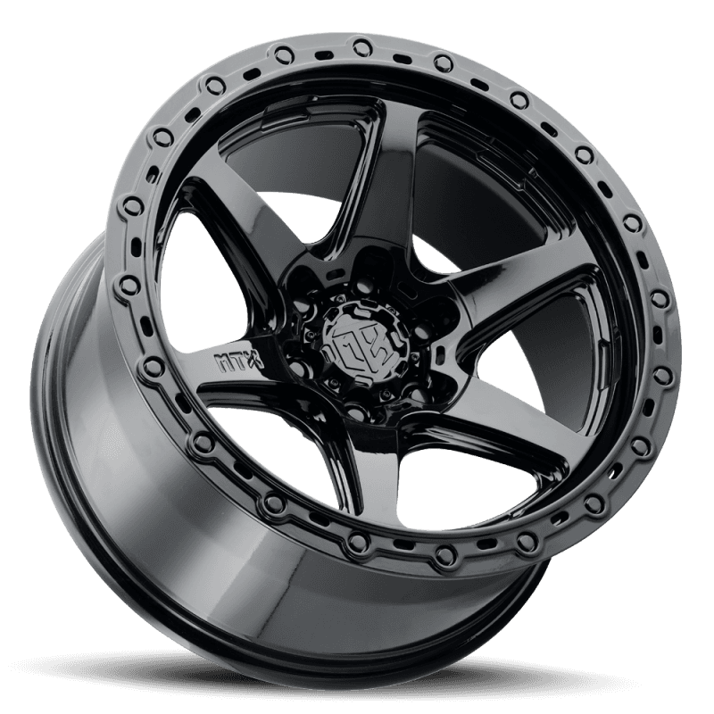MTX Wheels — MTX Spitfire 6 Gloss Black 20x10in / 6x139.7 BP / -18mm Offset / 106.1mm Bore - view 3