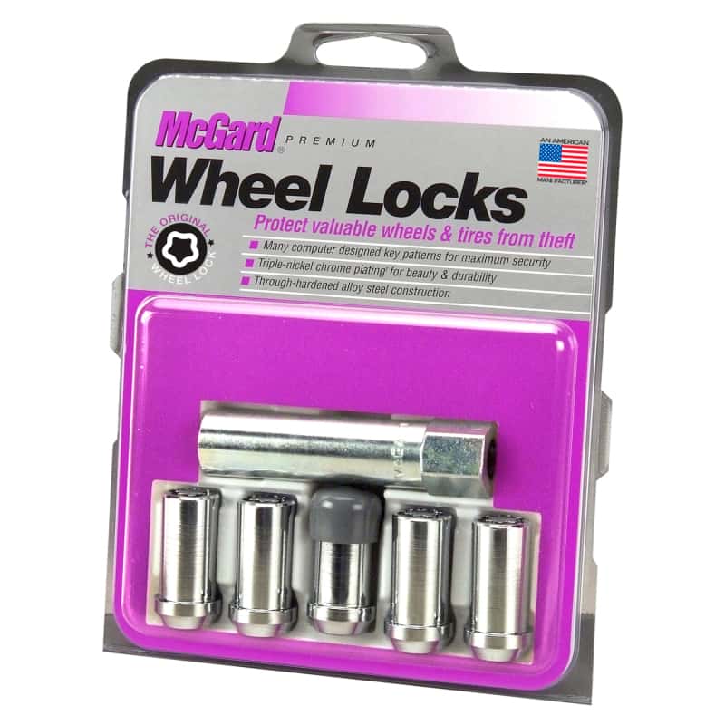 McGard — McGard Wheel Lock Nut Set - 5pk. (Tuner / Cone Seat) 1/2-20 / 13/16 Hex / 1.60in. L. - Chrome - view 6