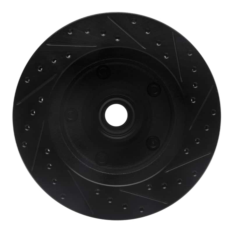 R1 Concepts — R1 73-93 Ford E-150 Econoline Front Left Drilled & Slotted Black Brake Rotor
R1 Brake Rotor Drill - view 5