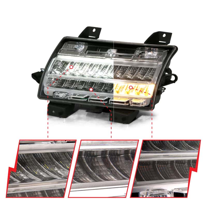 ANZO — ANZO 18-19 Jeep Wrangler JL Halogen Chrome Clear w/ Sequential Signal
SideMrkrLghtAssy
Side Markers - view 9