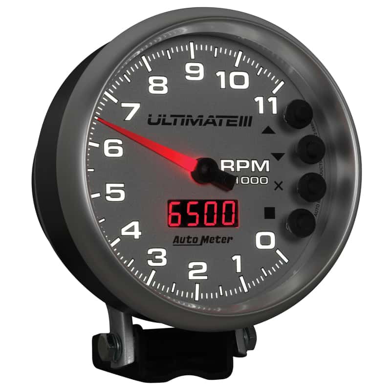 AutoMeter — Autometer 5 inch Ultimate III Playback Tachometer 11000 RPM - Silver
5" ULTIMATE III PLAY - view 12