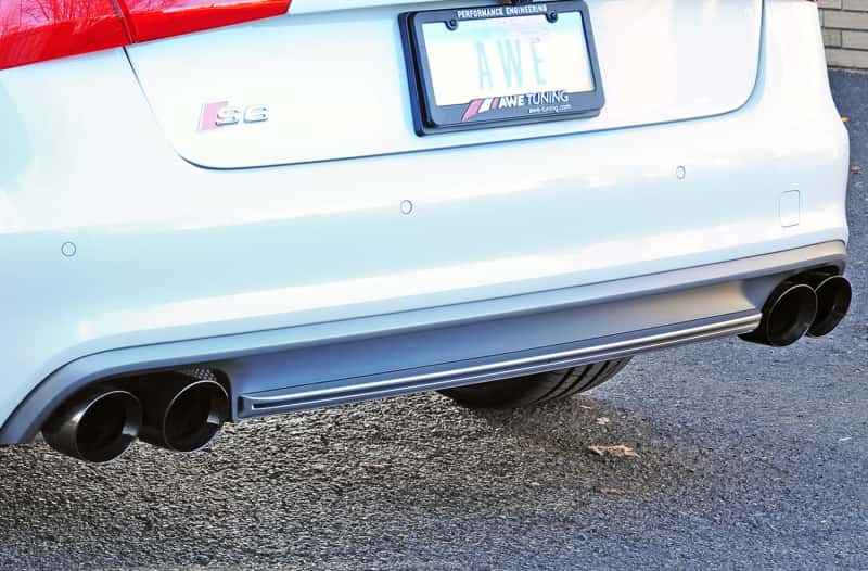 AWE Tuning — AWE Tuning Audi C7 / C7.5 S6 4.0T Track Edition Exhaust - Diamond Black Tips
Track Exhaust - view 2