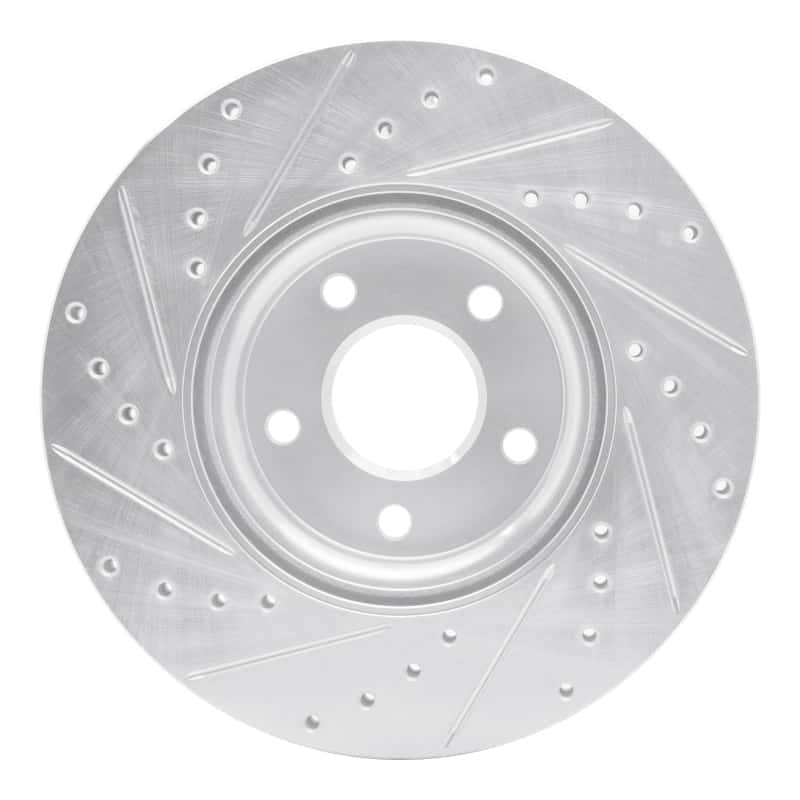 R1 Concepts — R1 04-19 Ford Escape Front Right Drilled & Slotted Silver Brake Rotor
R1 Brake Rotor Drill - view 5
