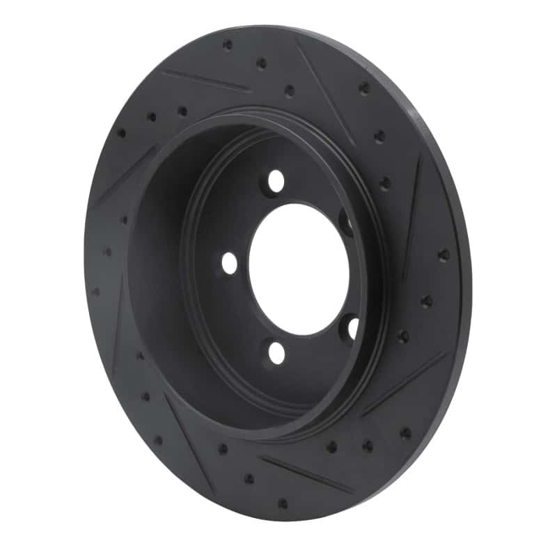 R1 Concepts — R1 02-10 Ford Explorer Rear Left Drilled & Slotted Black Brake Rotor
R1 Brake Rotor Drill - view 4