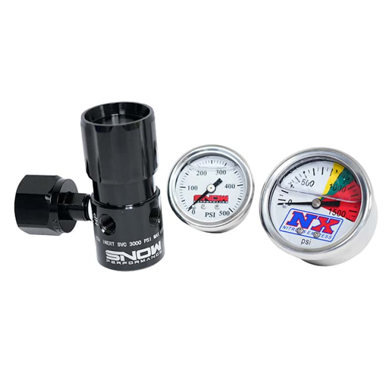 Snow Performance — Snow Performance Billet Adjustable (0-475PSI) CO2 Regulator w/Gauges
CO2 Regulator - view 2