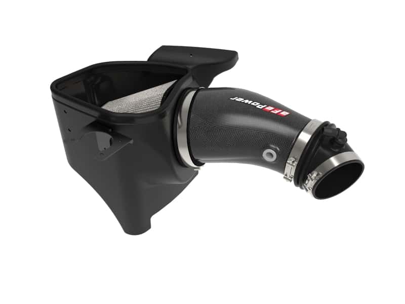 aFe — aFe Track Series Carbon Fiber Pro Dry S AIS - 19-20 Jeep Grand Cherokee Trackhawk 6.2L
Track Series Intake - view 6