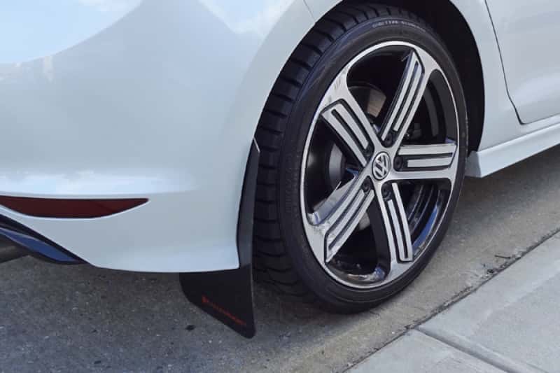Rally Armor — Rally Armor 15-17.5 MKVII VW Golf R Black UR Mud Flap w/Grey Logo
Mud Flap - view 2