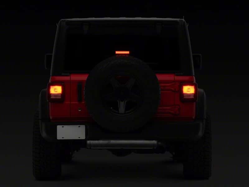 Raxiom — Raxiom18-23 Jeep Wrangler JL Axial Series Hyper Flash LED Third Brake Light- Smoked
Light - view 6