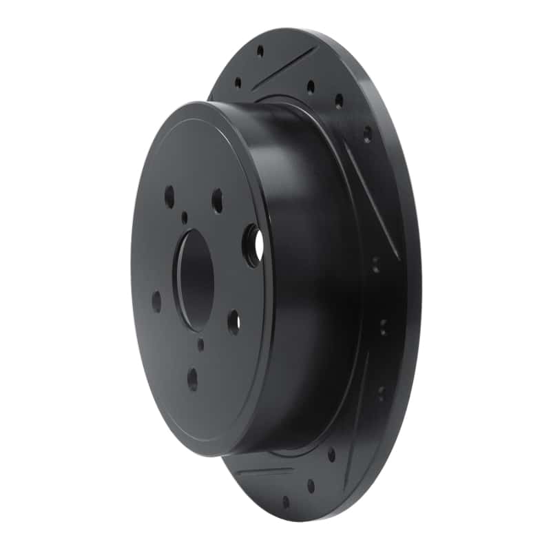 R1 Concepts — R1 15-21 Subaru WRX Rear Left Drilled & Slotted Black Brake Rotor
R1 Brake Rotor Drill - view 2