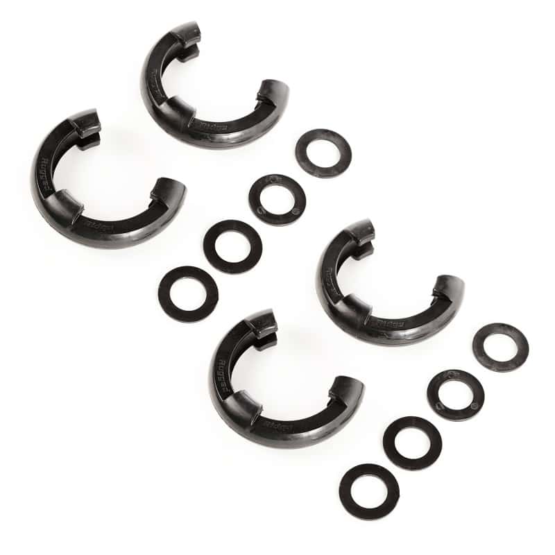 Rugged Ridge — Rugged Ridge 3/4in Black D-Ring Isolator Kit
OFFROAD_RECOVERY
D-Ring Isolator - view 1