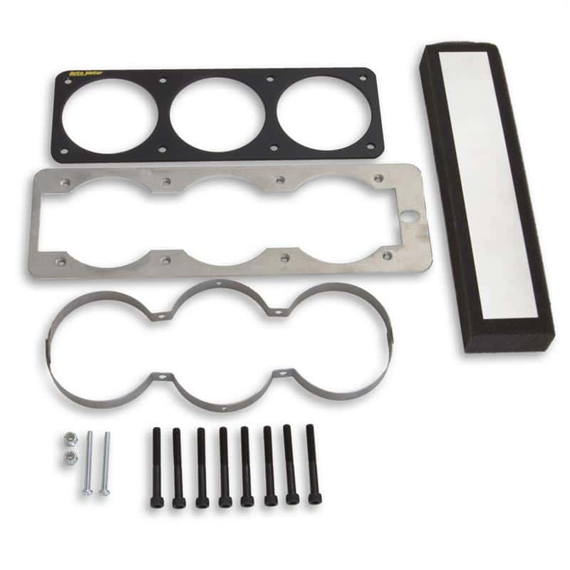 AutoMeter — Autometer 87-93 Ford Mustang Black Triple 2-5/8in Gauge Cage
2-5/8" TRIPLE GAUGE - view 2