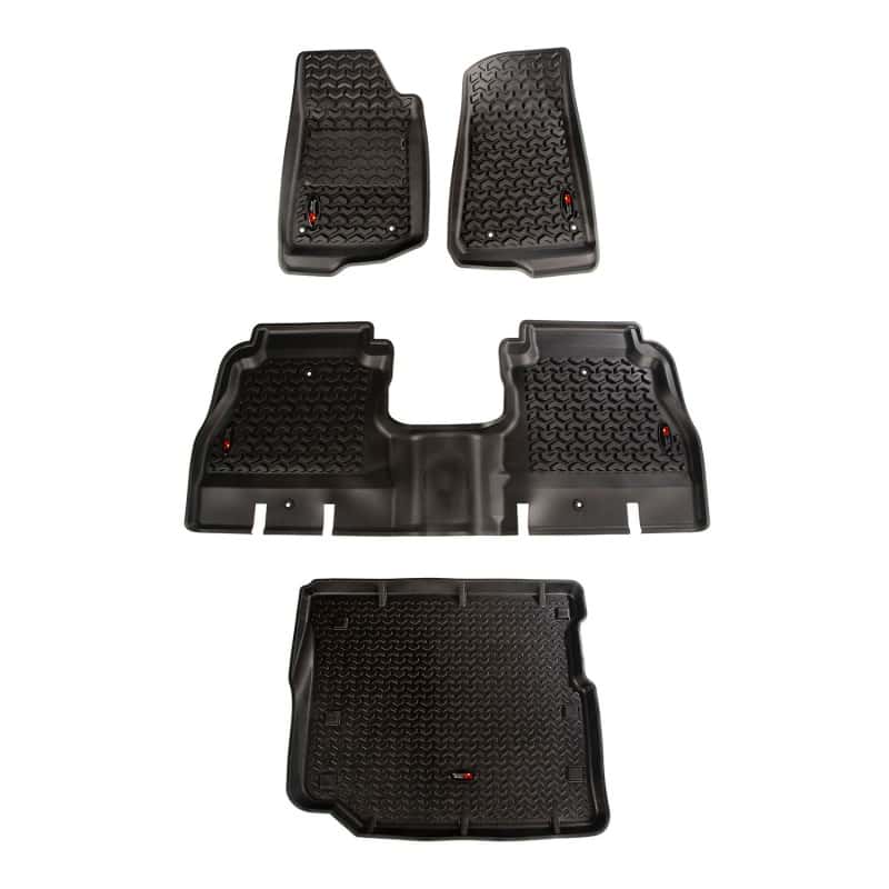 Rugged Ridge — Rugged Ridge Floor Liner Front/Rear/Cargo Black 18-21 Jeep Wrangler JL 4 Dr (Excl. 4XE Models)
OFFROAD_FLOORLINERS
Floor Mat Set - view 1
