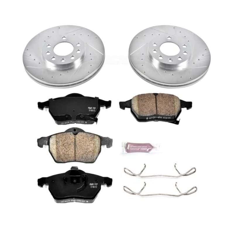 PowerStop — Power Stop 99-03 Saab 9-3 Front Z23 Evolution Sport Brake Kit - view 1