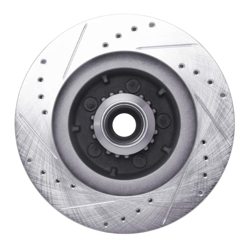R1 Concepts — R1 1969-1973 Chrysler New Yorker Front Right Drilled & Slotted Silver Brake Rotor
R1 Brake Rotor Drill - view 5