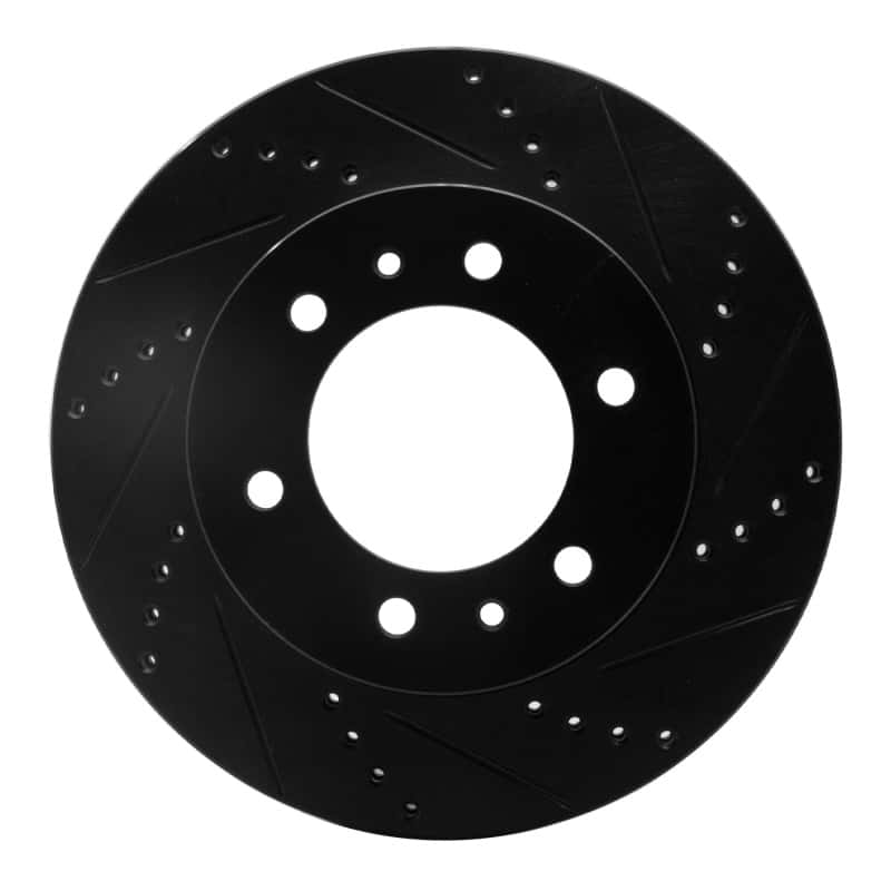 R1 Concepts — R1 06-10 Hummer H3T Front Right Drilled & Slotted Black Brake Rotor
R1 Brake Rotor Drill - view 1