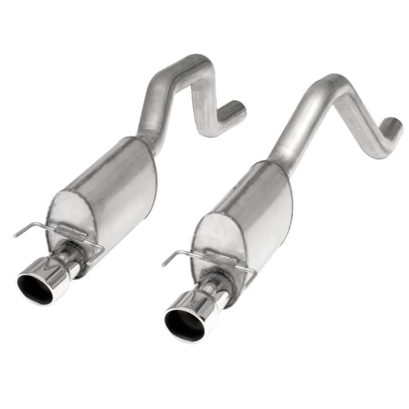 Stainless Works — Stainless Works 2006-13 Corvette C6ZO6/ZR1 3in Axle Back S-Tube Mufflers Dual 4in Rolled Edge Tips
Exhaust System - view 1