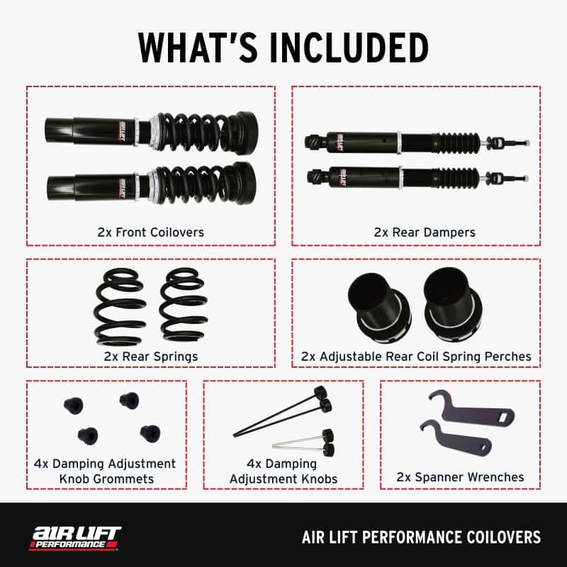 Air Lift — Air Lift Performance 09-16 Audi A4 / 07-17 Audi A5 Coilover Kit
Air Lift Performance - view 11