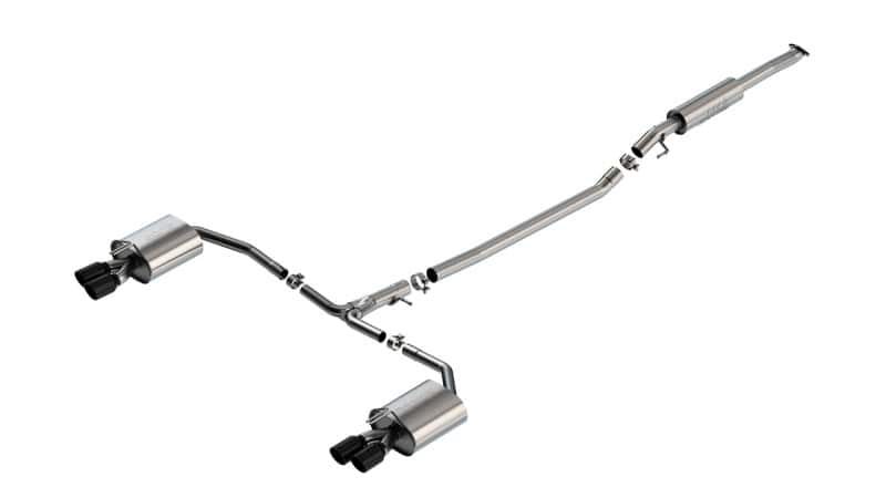 Borla — Borla 21-23 Hyundai Sonata N Line 2.5L i4 AT FWD 4DR 2.00in 2.75in S-Type Exhaust - Black Chrome
Cat-Back System - view 1