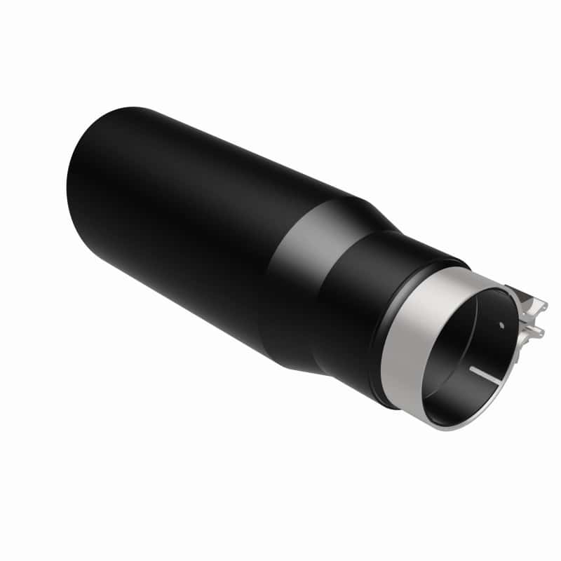 Magnaflow — MagnaFlow Tip Stainless Black Coated Single Wall Round Single Outlet 5in Dia 3.5in Inlet 14.5in L
Stainless Steel
Exhaust Tip - view 11