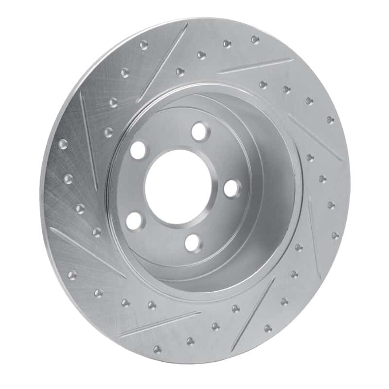 R1 Concepts — R1 2005-2023 Chrysler 300 Rear Right Drilled & Slotted Silver Brake Rotor
R1 Brake Rotor Drill - view 4