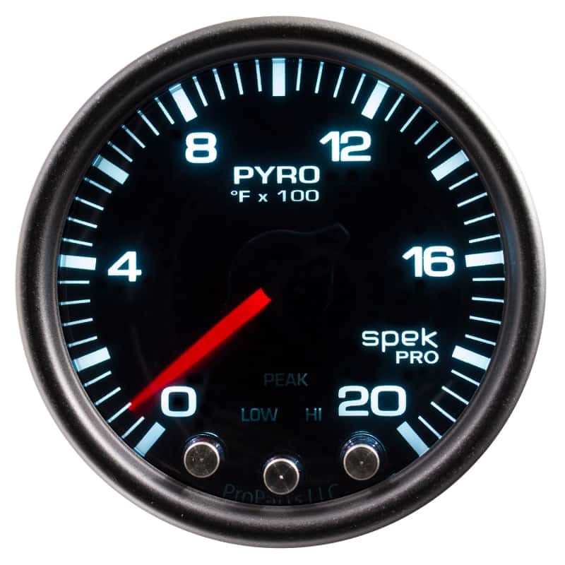 AutoMeter — Autometer Spek-Pro Gauge Pyro. (Egt) 2 1/16in 2000f Stepper Motor W/Peak & Warn Blk/Smoke/Blk
GA 2" EGT BSB SPEK - view 7