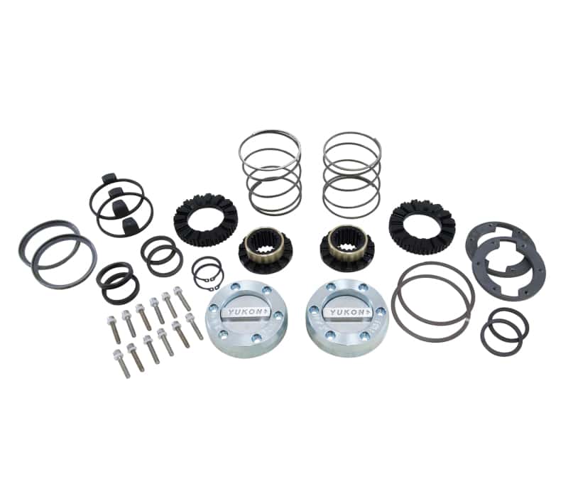 Yukon Gear & Axle — Yukon Gear Hardcore Locking Hub Set For GM 8.5in Front & Dana 44 / 19 Spline
Yukon Locking Hubs  - view 4