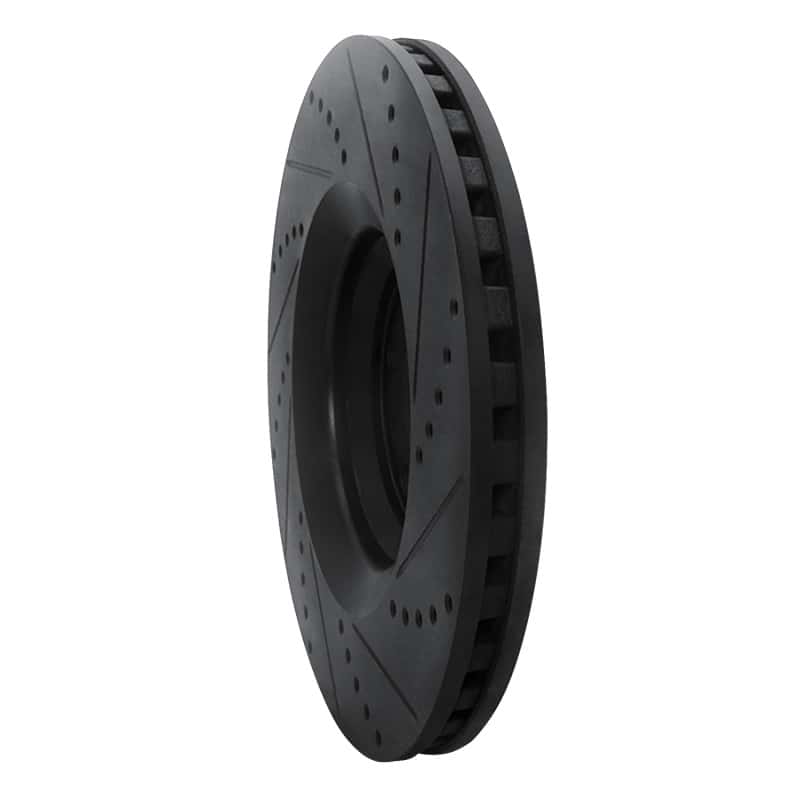 R1 Concepts — R1 08-11 Audi TT Quattro Front Left Drilled & Slotted Black Brake Rotor
R1 Brake Rotor Drill - view 4