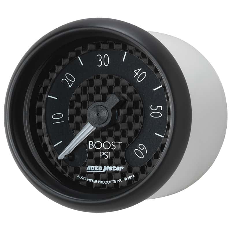AutoMeter — Autometer GT Series 52mm Mechanical 0-60 psi Boost Gauge
2-1/16" BOOST, 0-60 - view 7